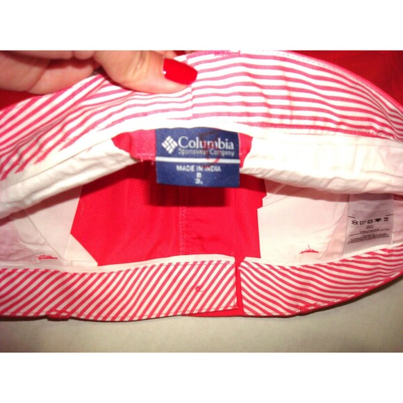 Womens 8 New NWT Columbia Pink Harborside Hike Shorts Pockets UPF 30 Geranium - Picture 8 of 8